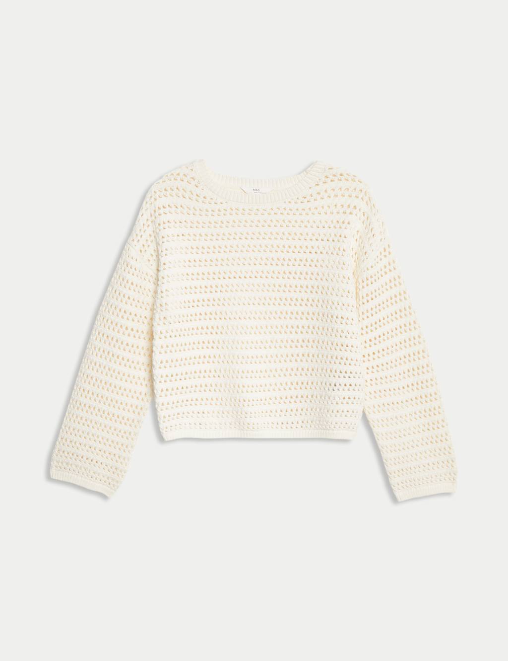 Cotton Rich Knitted Jumper (6-16 Yrs) 2 of 6