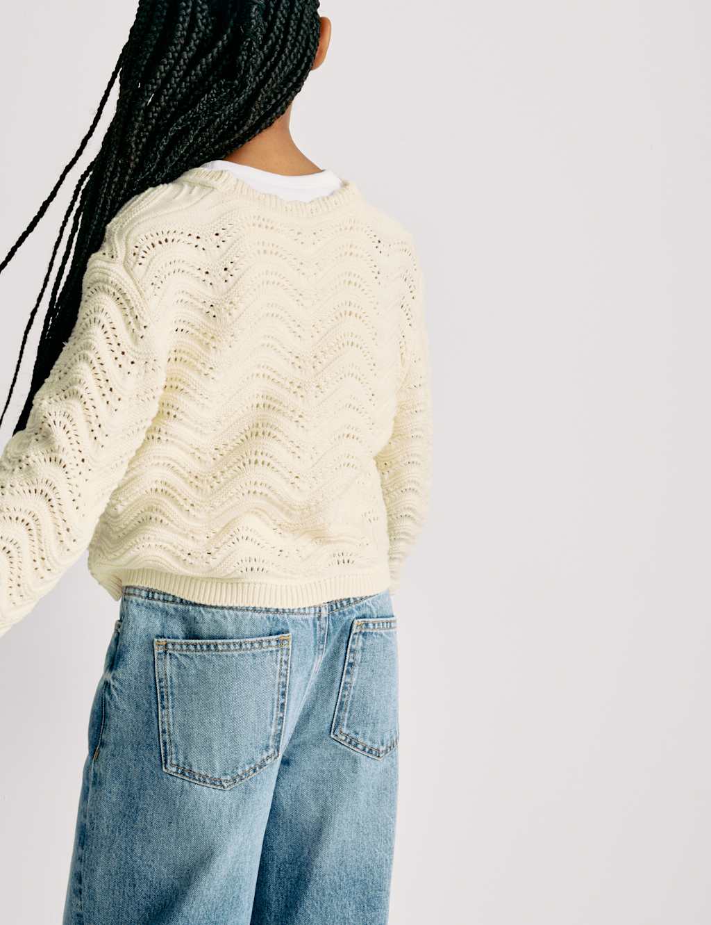 Pure Cotton Knitted Cardigan (6-16 Yrs) 6 of 6