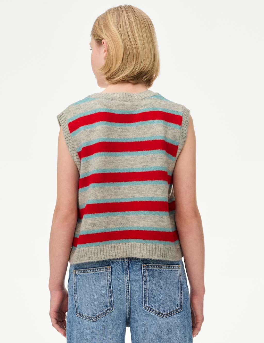 Striped Knitted Vest (6-16 Yrs) 4 of 4