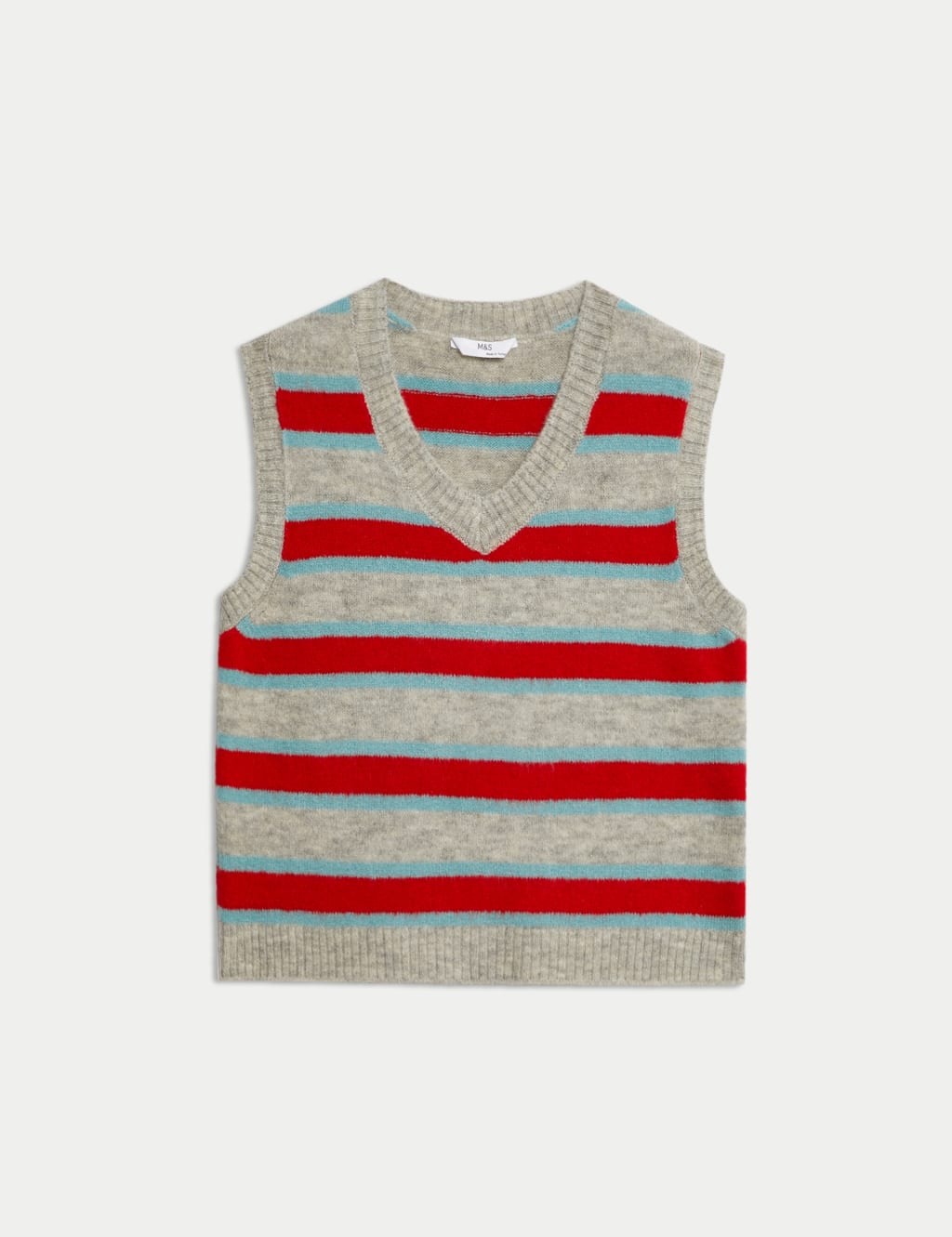 Striped Knitted Vest (6-16 Yrs) 2 of 4