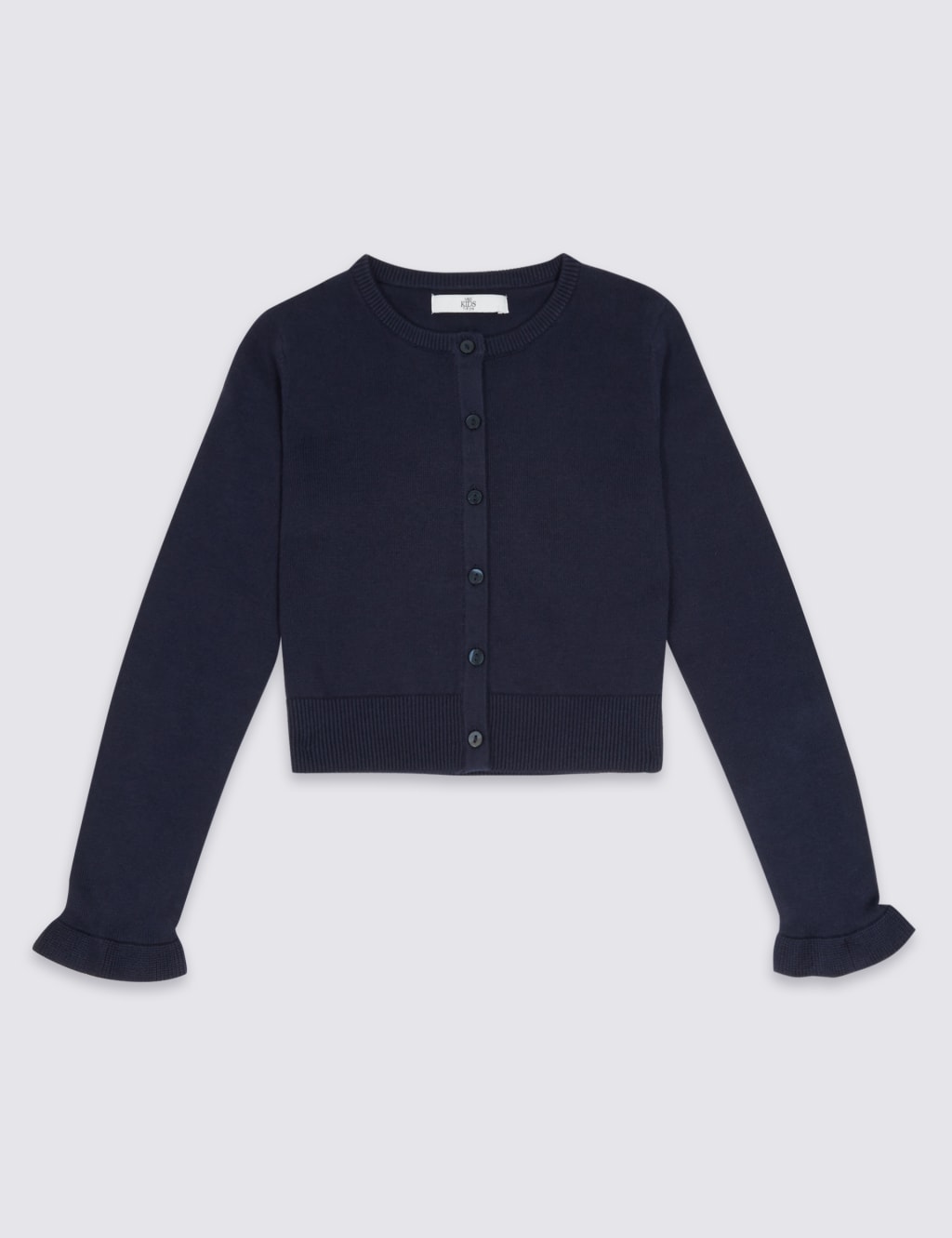 Pure Cotton Frill Sleeve Cardigan 3 16 Years M S