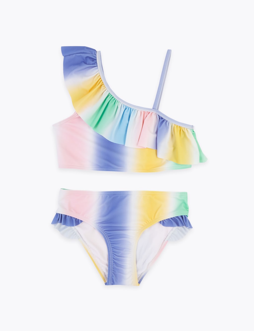 Ombre One Shoulder Bikini (6-16 Yrs) 1 of 3