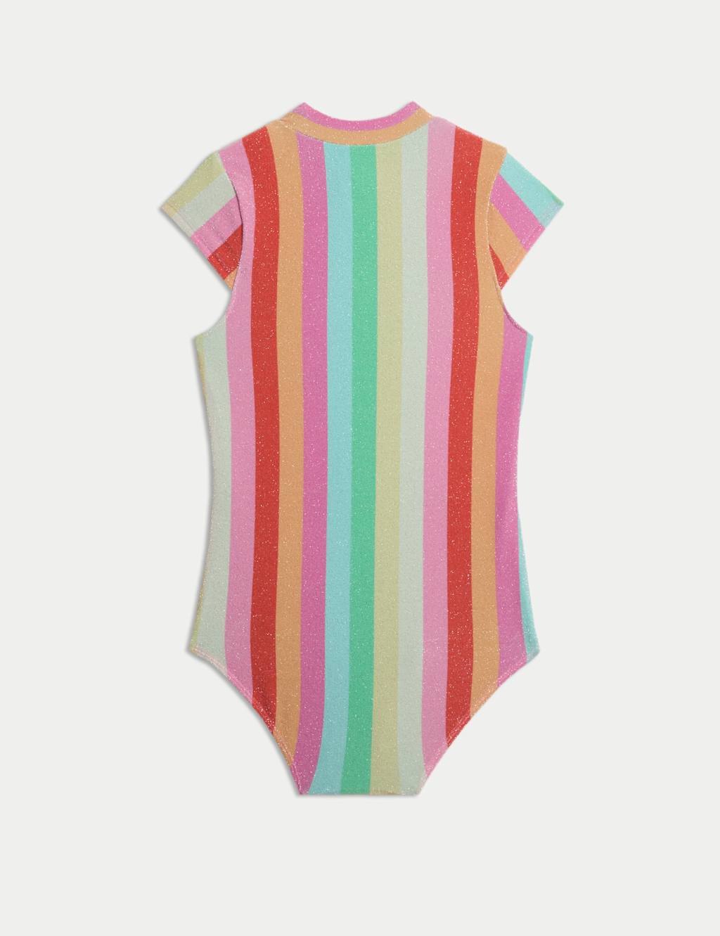 Glitter Striped Swimsuit (6-16 Yrs) 2 of 3