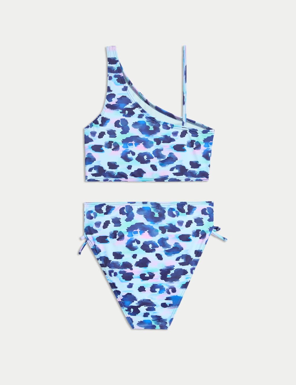 2pc Leopard One Shoulder Bikini (6-16 Yrs) 2 of 3