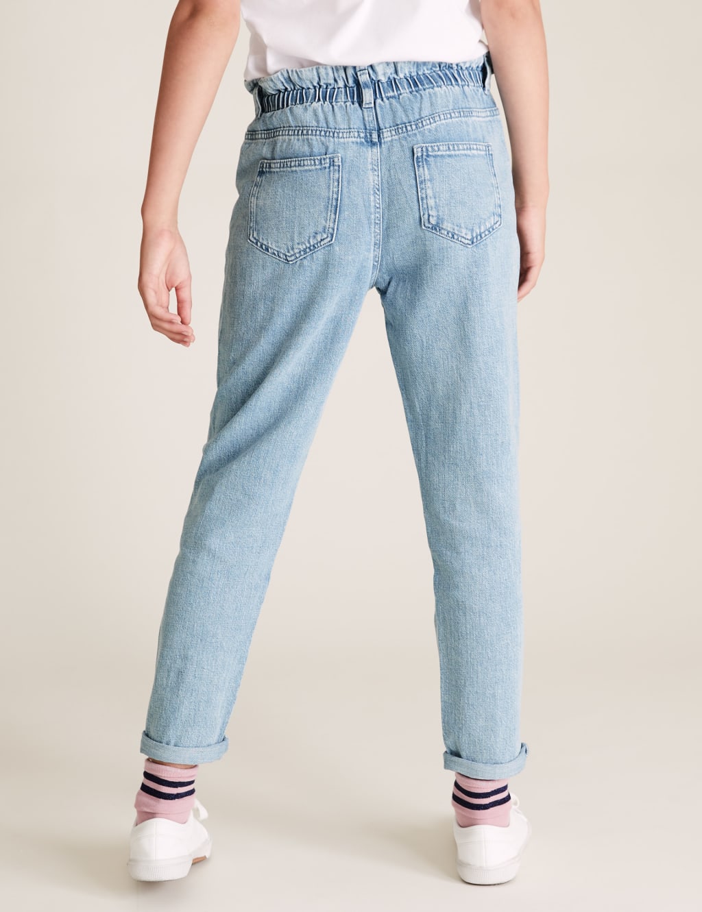 Regular Denim Paperbag Waist Jeans (6-16 Yrs) 5 of 5
