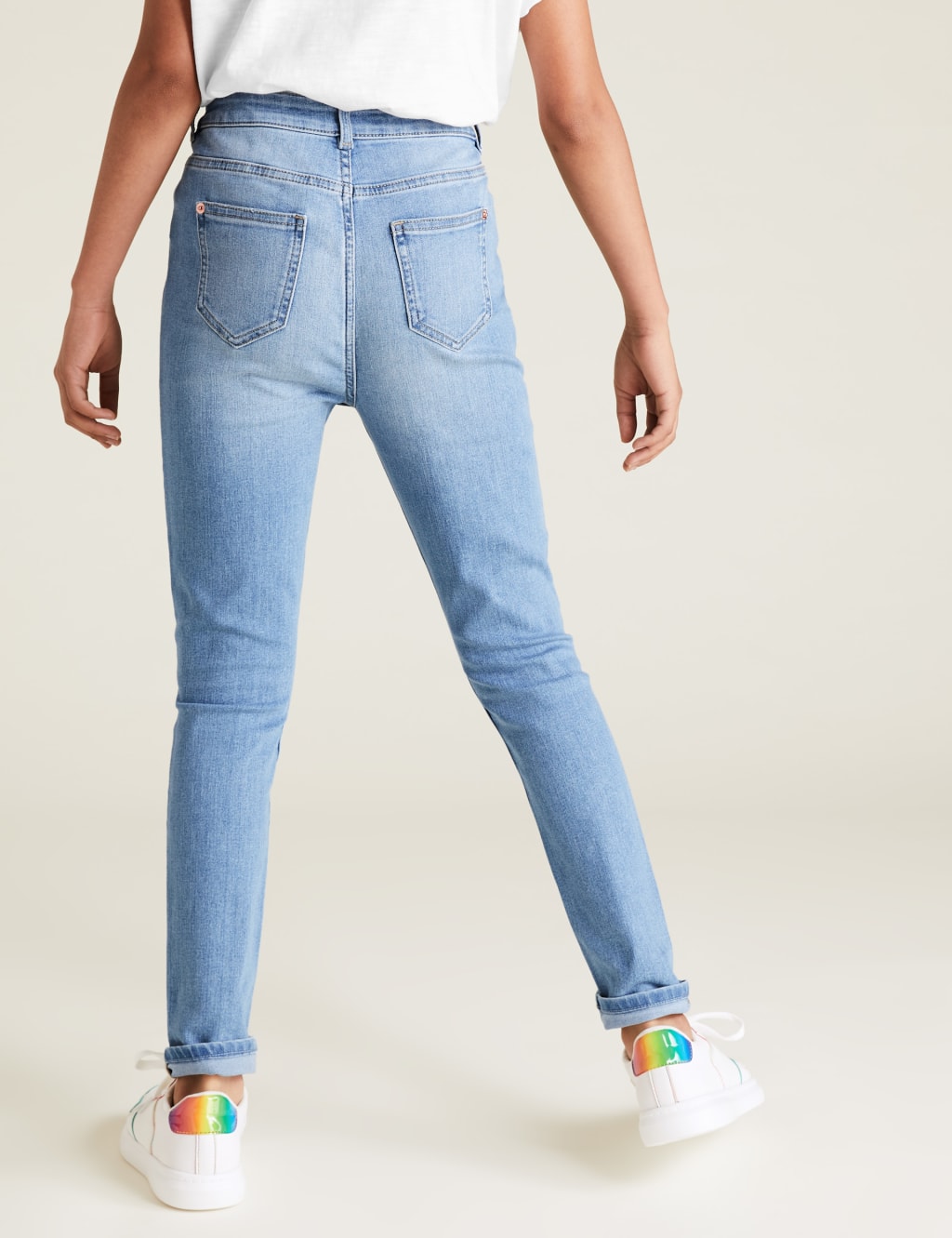 Mini Ivy Skinny Light Denim Jeans (6-16 Yrs) 5 of 5