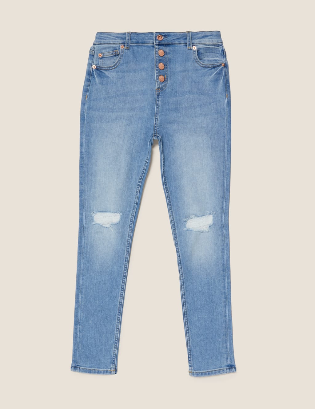Mini Ivy Skinny Light Denim Jeans (6-16 Yrs) 2 of 5