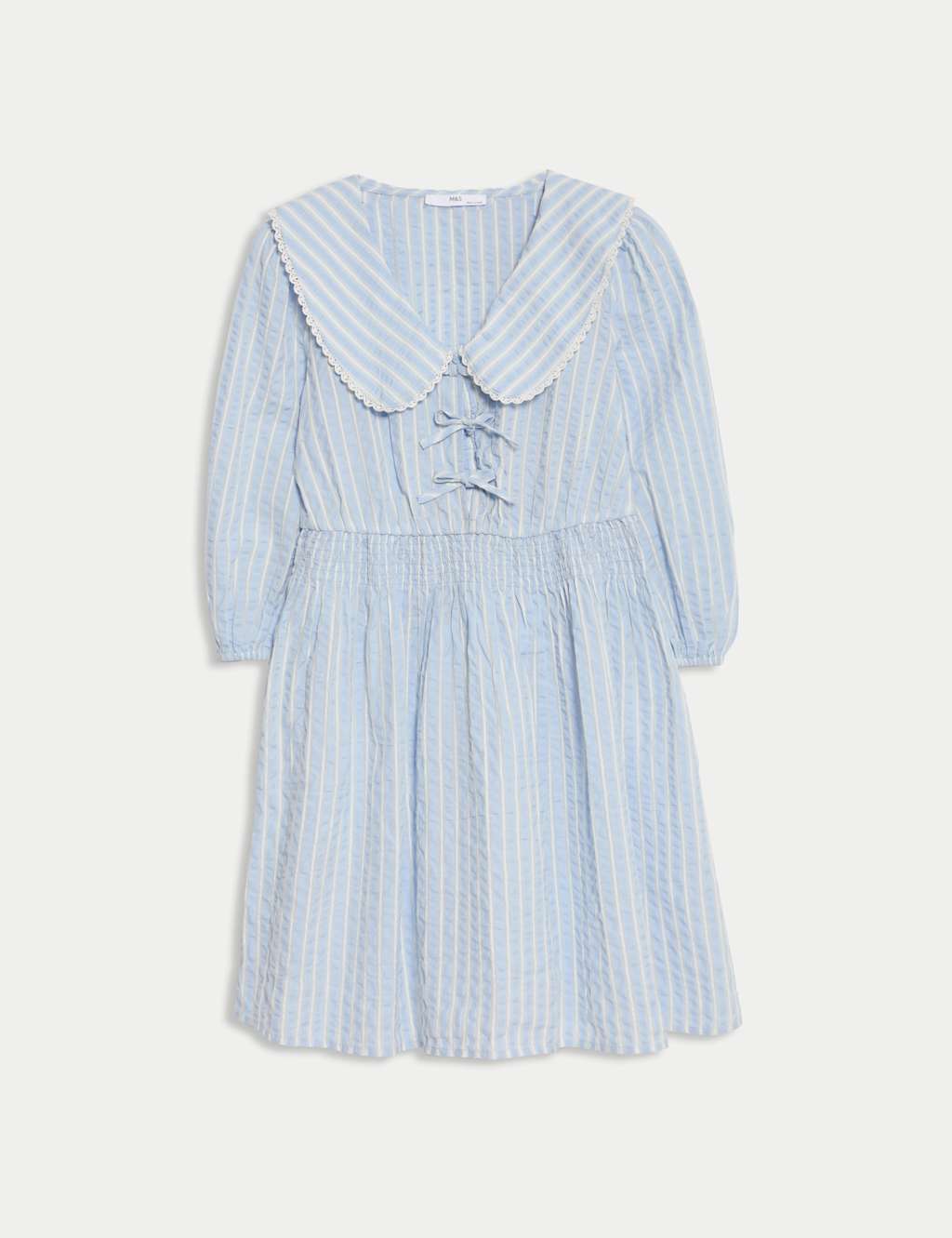 Pure Cotton Striped Dress (6-16 Yrs) 2 of 5