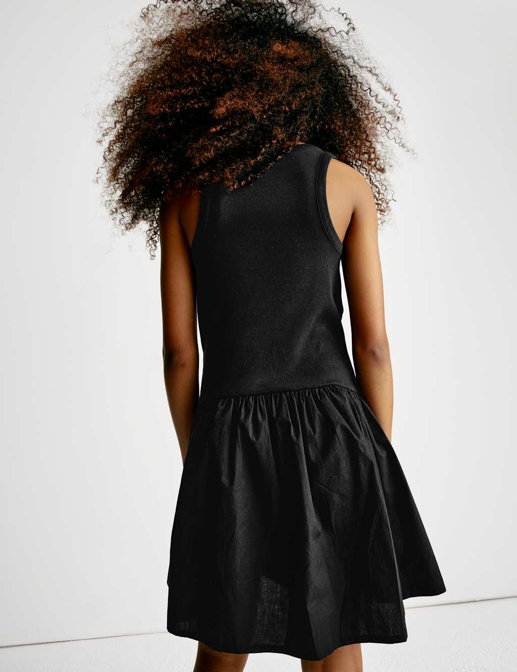 Cotton Rich Ribbed Dress (2-16 Yrs) 3 of 6