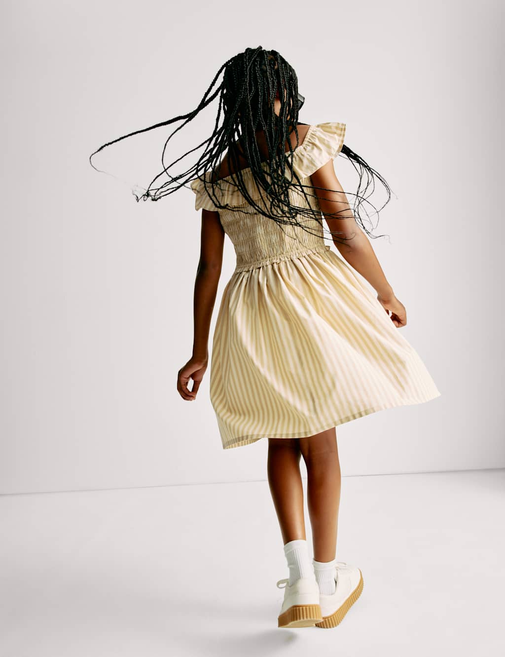 Pure Cotton Striped Dress (6-16 Yrs) 4 of 7