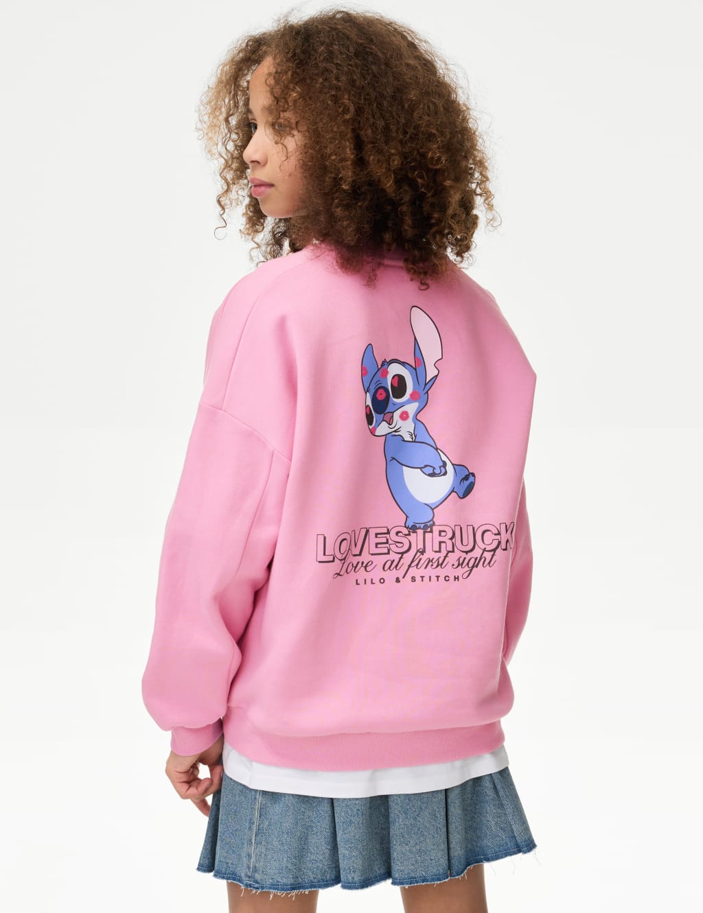 Cotton Rich Lilo & Stitch™ Sweatshirt (6-16 Yrs) 4 of 6