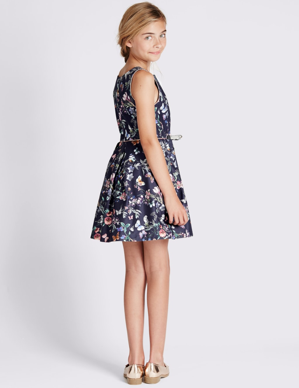 Cotton Rich Assorted Print Prom Dress (5-14 Years) 3 of 3