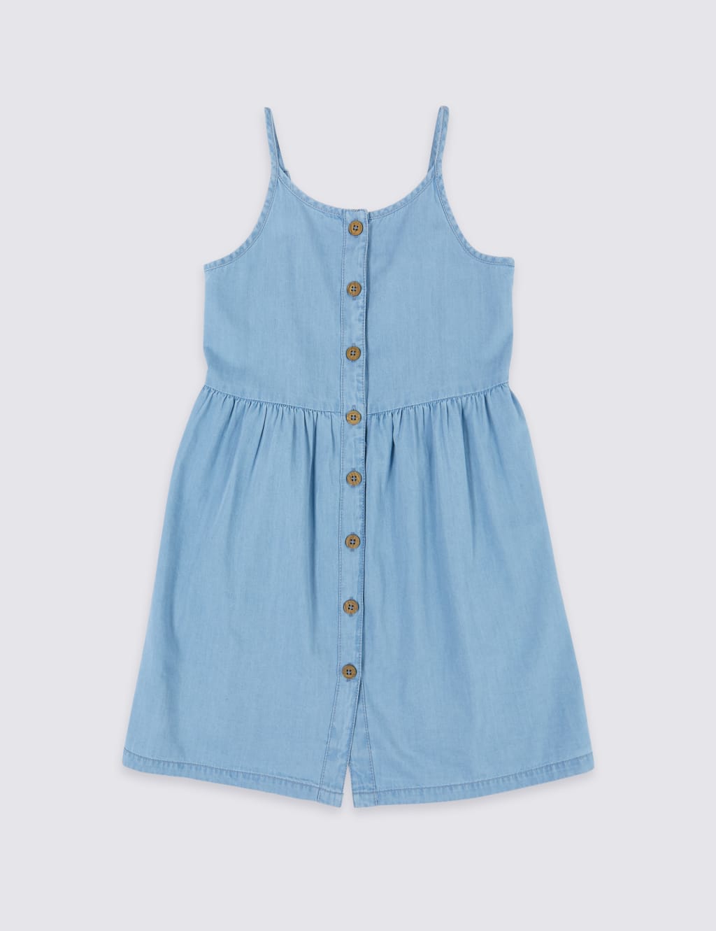 Pure Cotton Chambray Dress (3-16 Years) 2 of 3