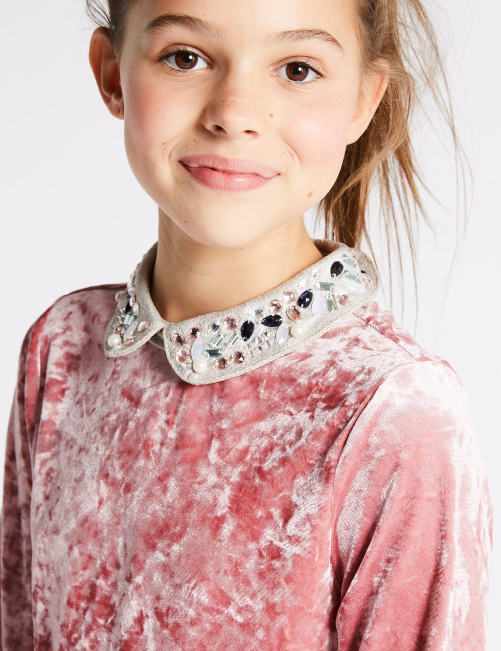 Pearl Collar Dress (3-16 Years) 4 of 4