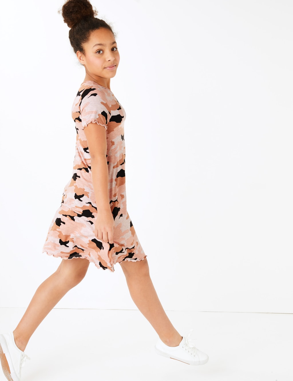 Camouflage Print Dress (6-16 Yrs) 1 of 4