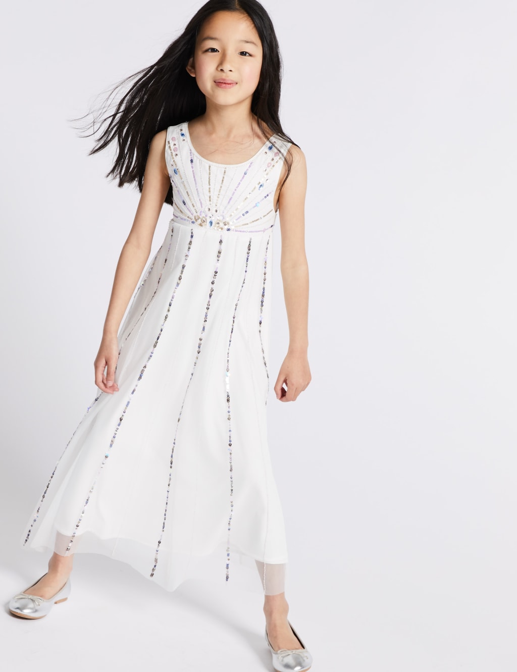 Sequin Maxi Dress 3 16 Years M S