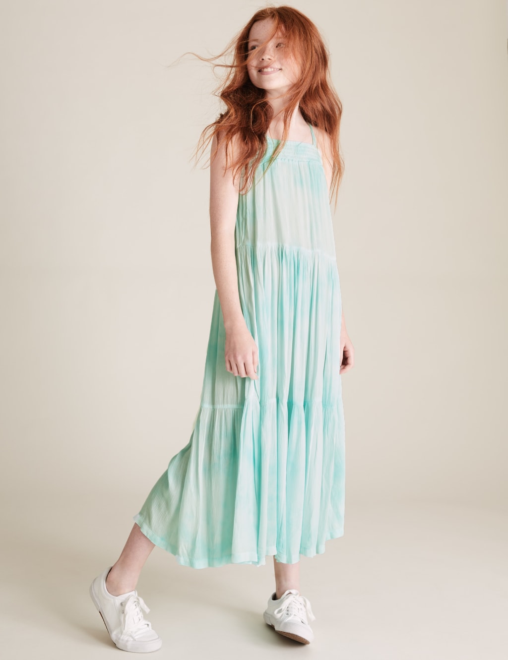 Strappy Tiered Dress 6 16 Yrs M S