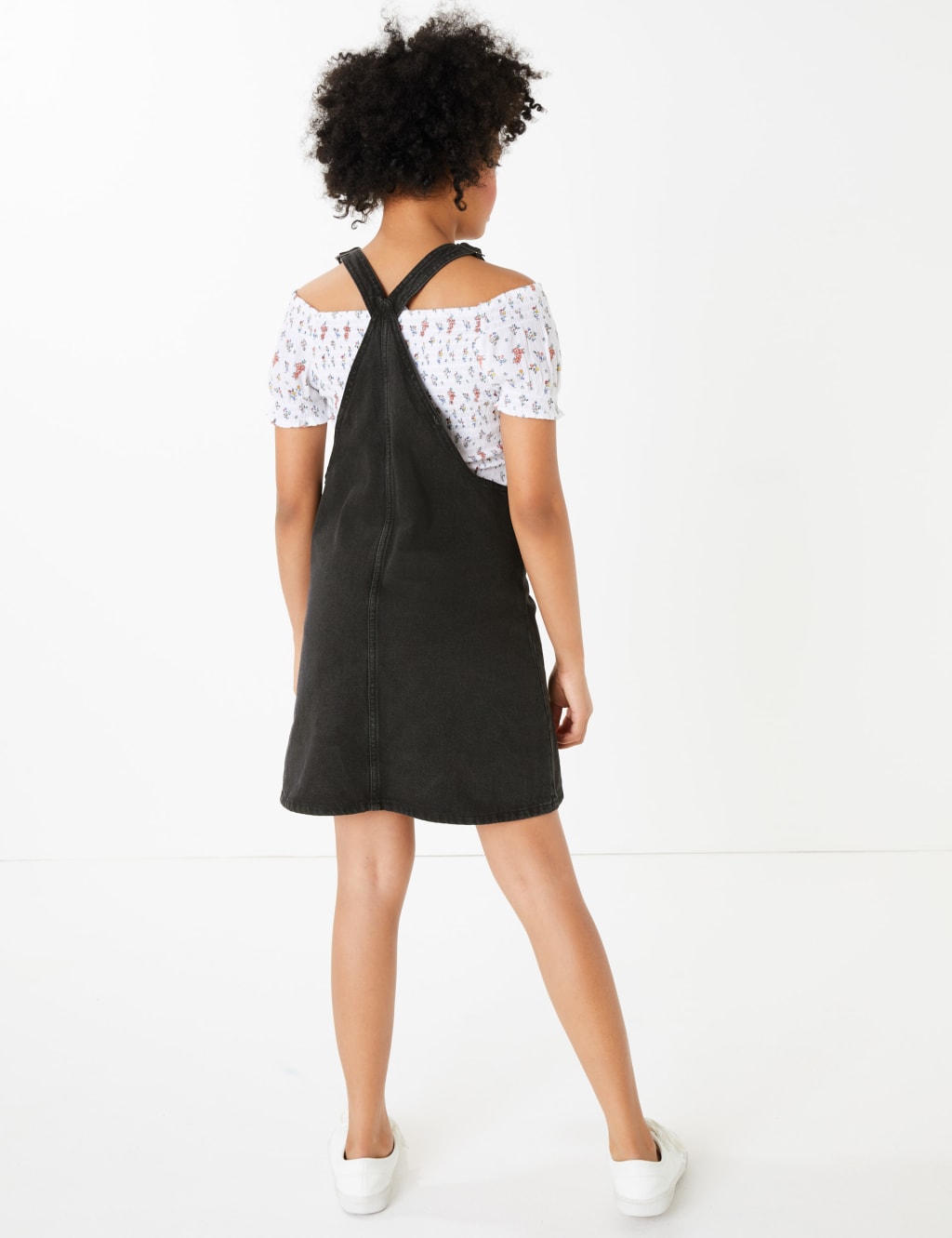 Denim Pinafore Dress 6 16 Years M S