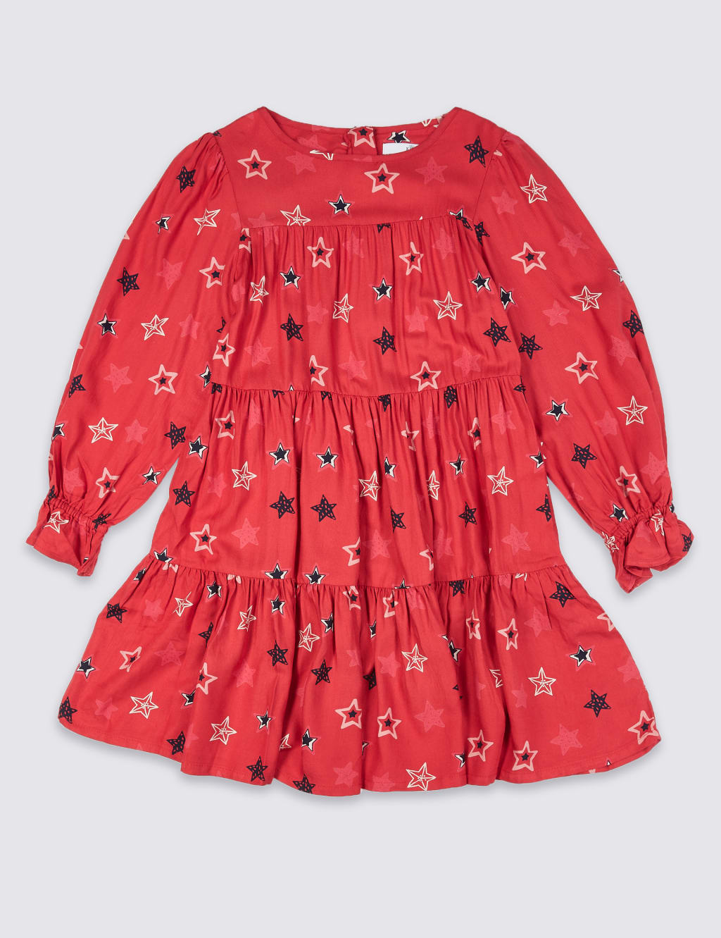 Star Print Dress (3-16 Years) 2 of 3