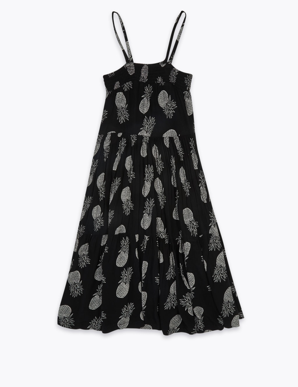 Pineapple Print Tiered Dress (6-16 Yrs) 2 of 4