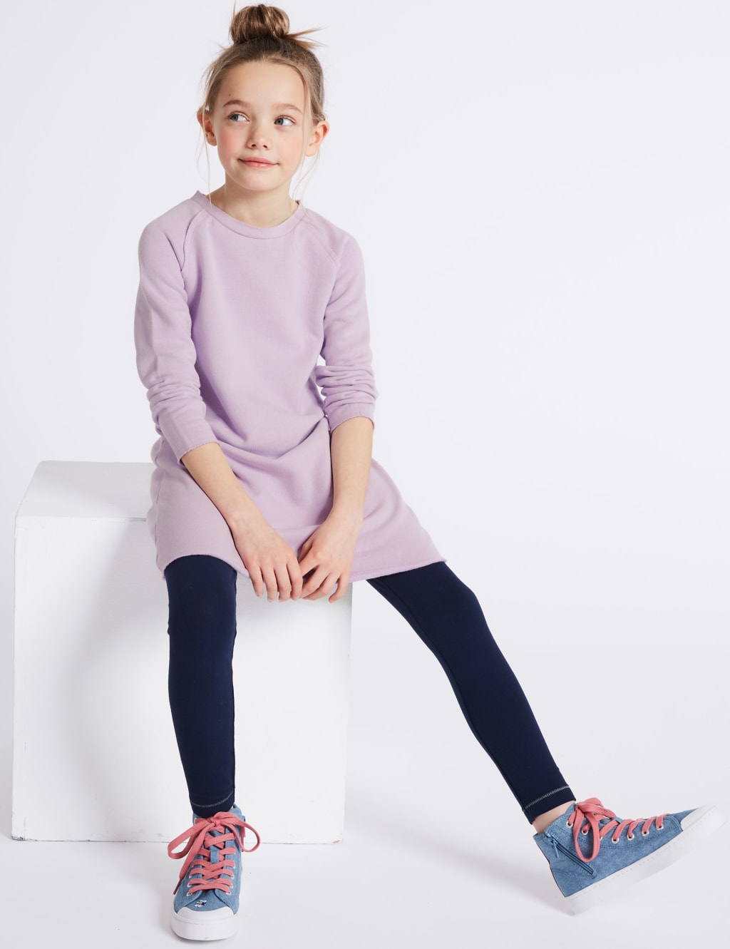 Cotton Rich Sweat Dress 3 16 Years M S
