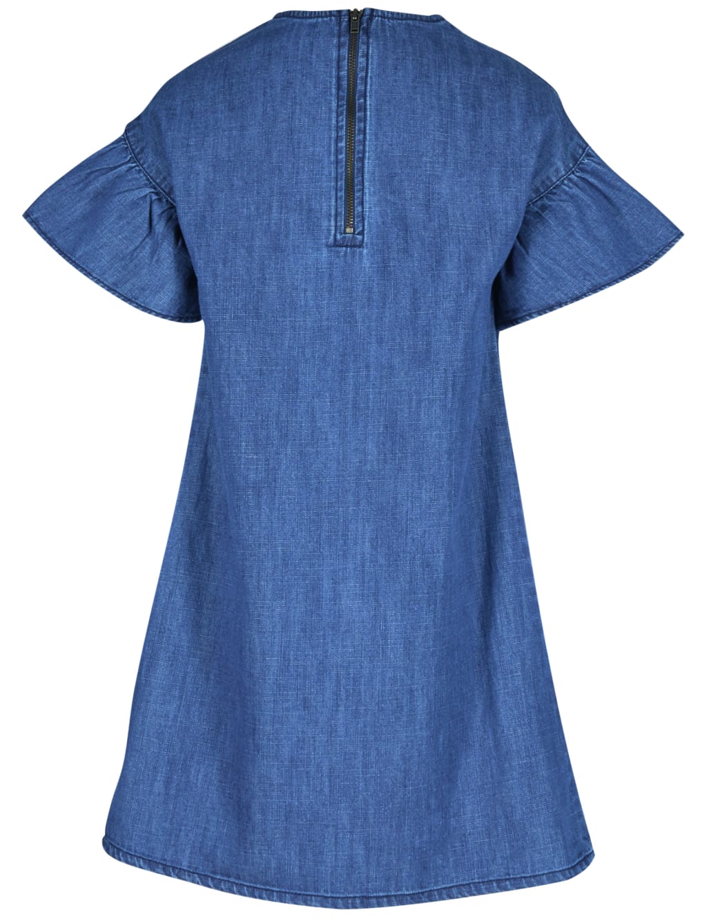 Denim Flared Sleeve Dress (3-16 Years) 6 of 6
