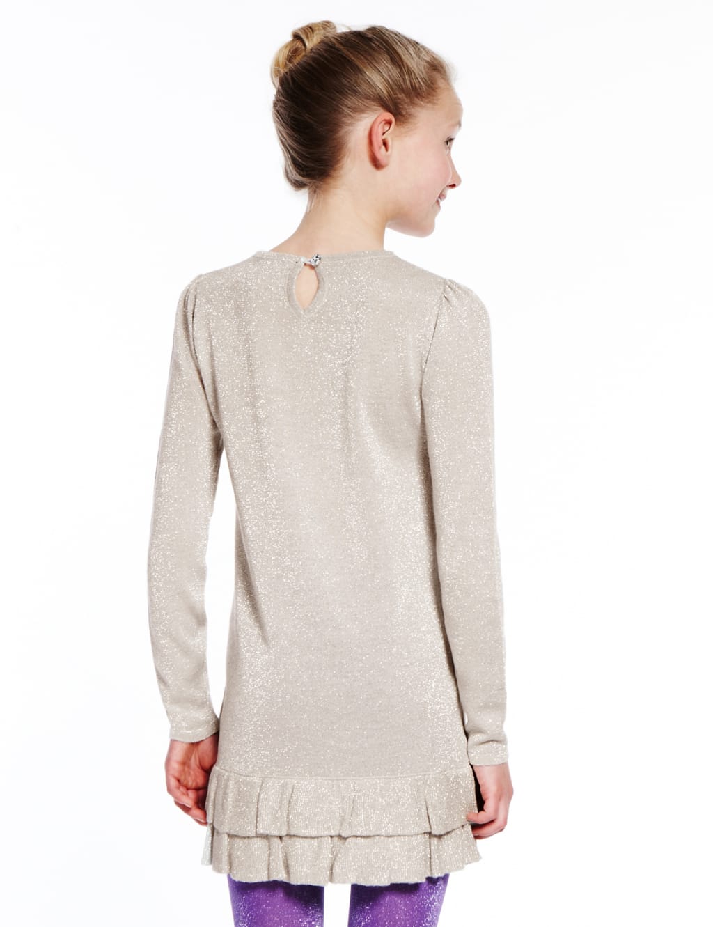 Sparkle Knitted Dress (5-14 Years) 4 of 4