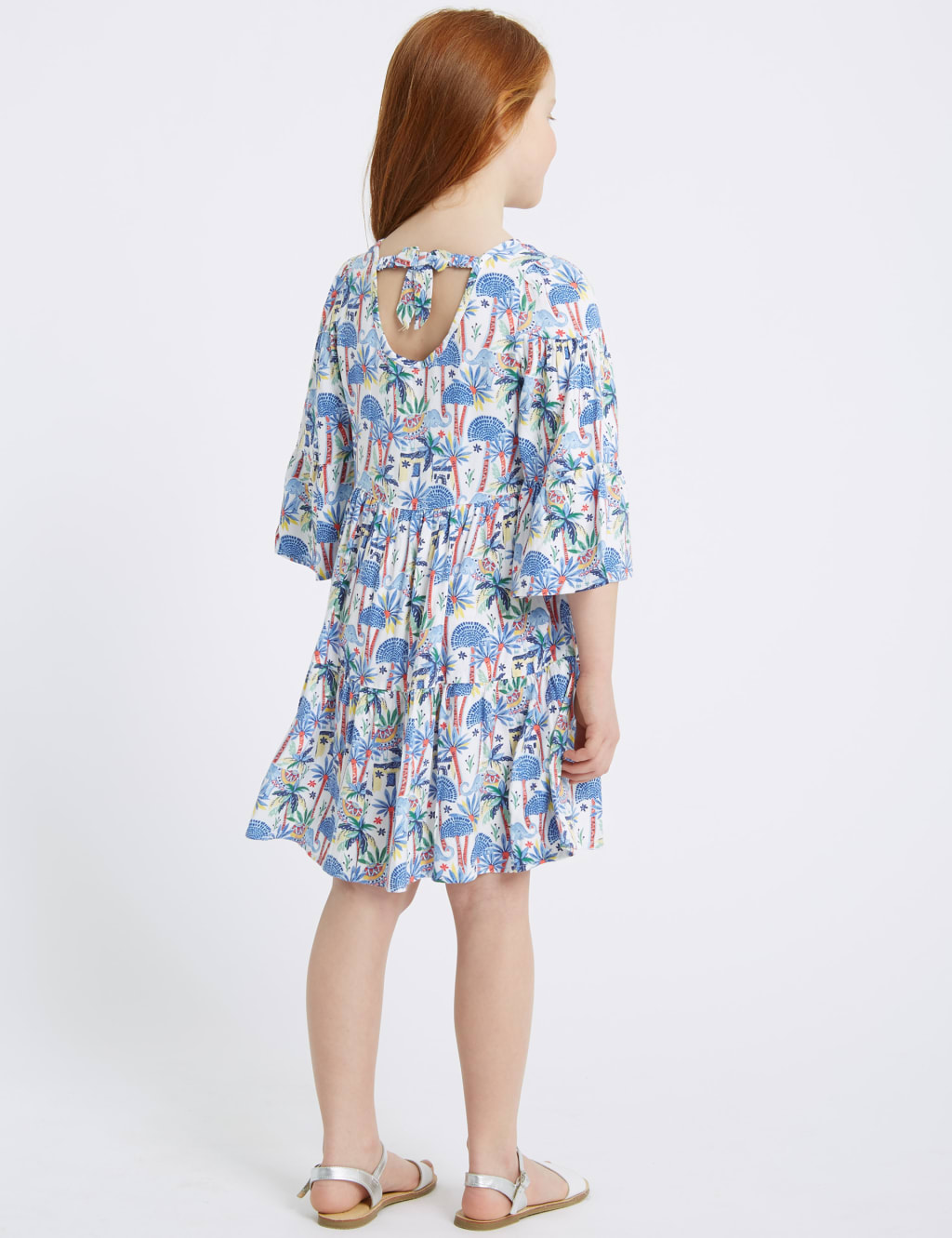 All Over Elephant Print Dress (3-16 Years) 3 of 3