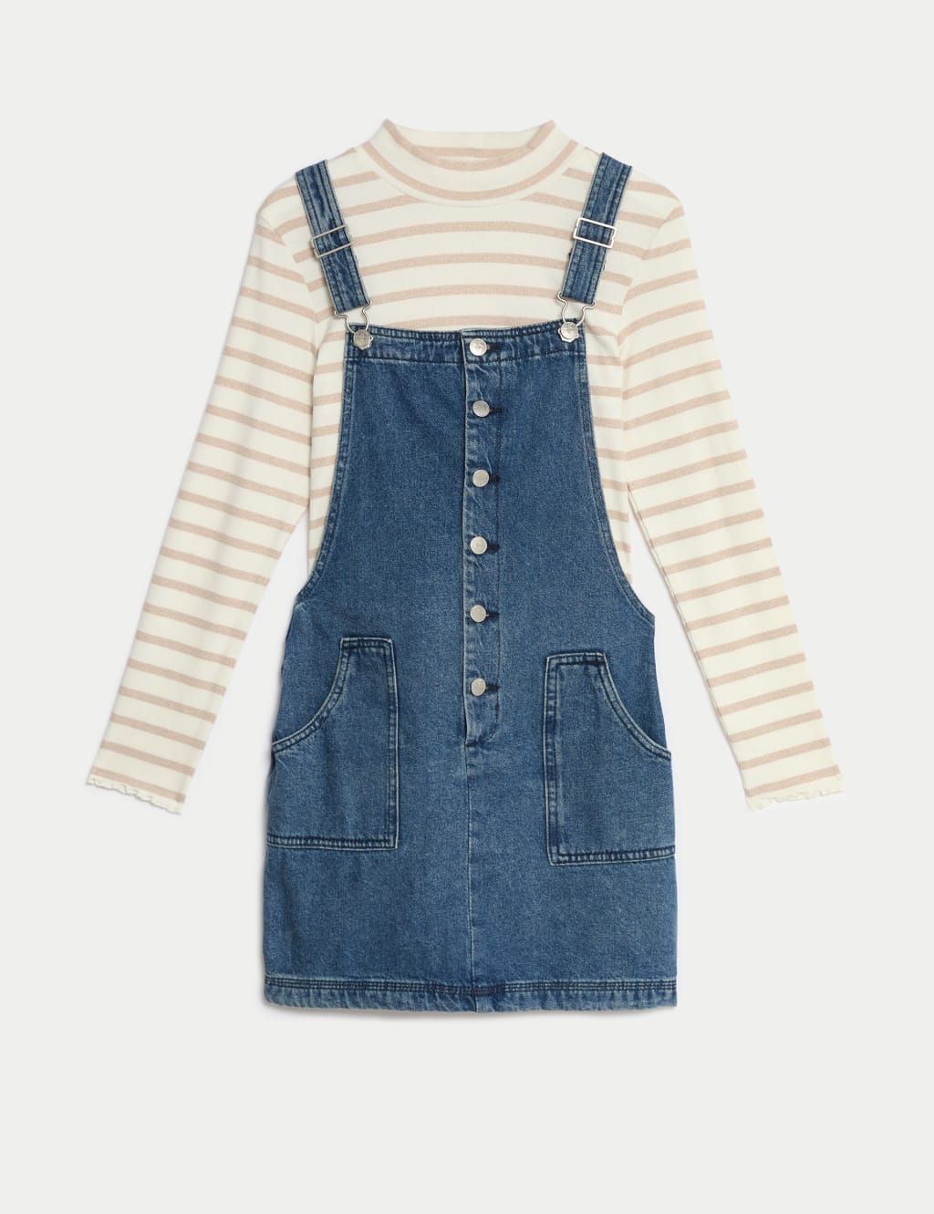 Cotton on denim pinafore sales