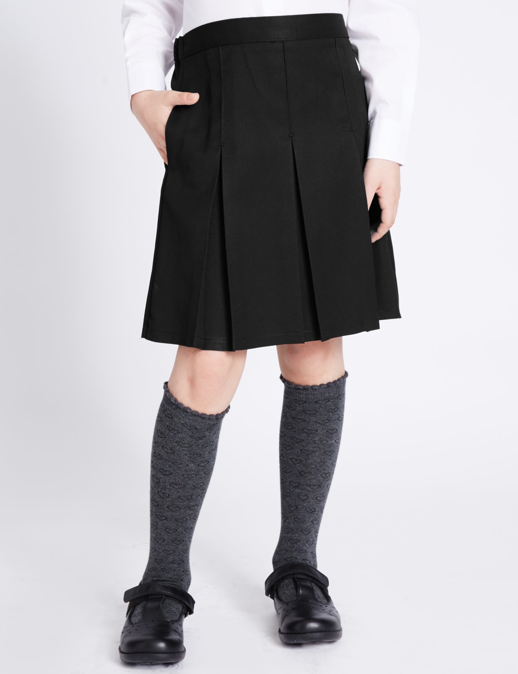 PLUS Girls' Permanent Pleated Skirt 3 of 7