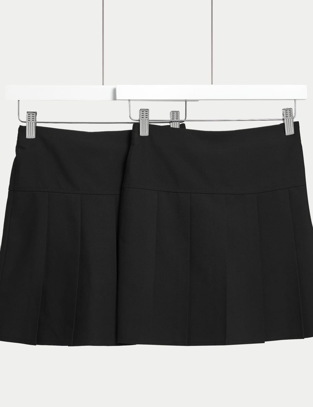 Plus size black uniform skirt hot sale