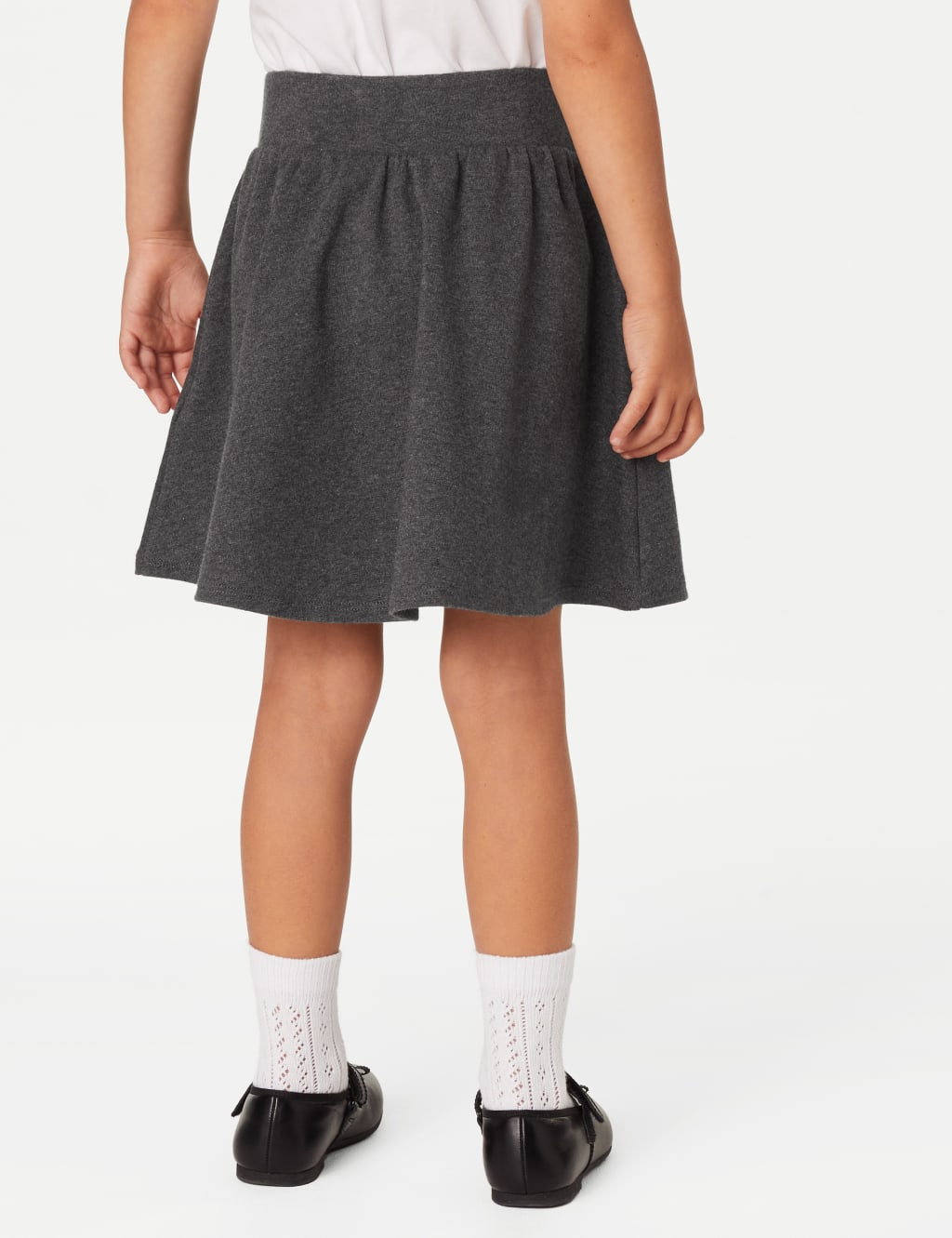 2pk Girls Jersey Heart Pocket School Skirts 2 14 Yrs