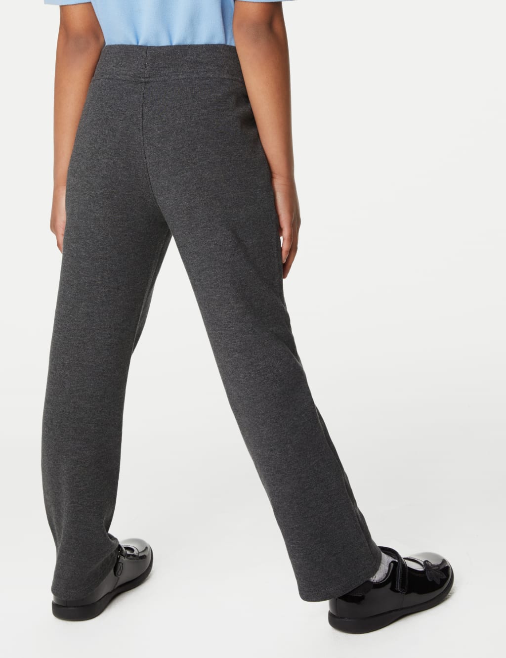 Girls' Regular Leg Jersey School Trousers (2-16 Yrs) 4 of 5