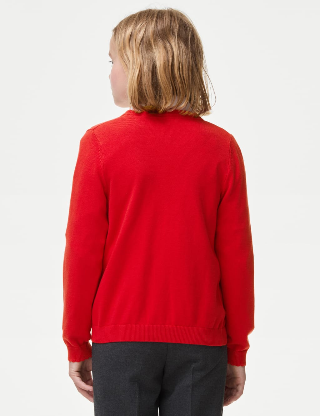 Girls' Pure Cotton School Cardigan (2-18 Yrs) 5 of 5