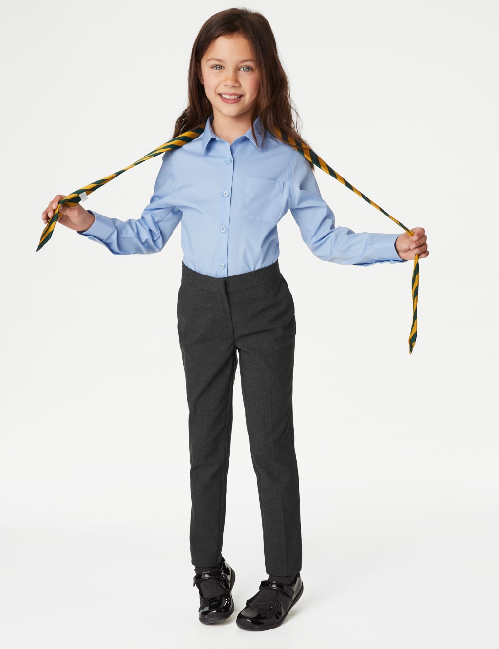 Girls Super Skinny Leg School Trousers 2 18 Yrs M S Collection M S