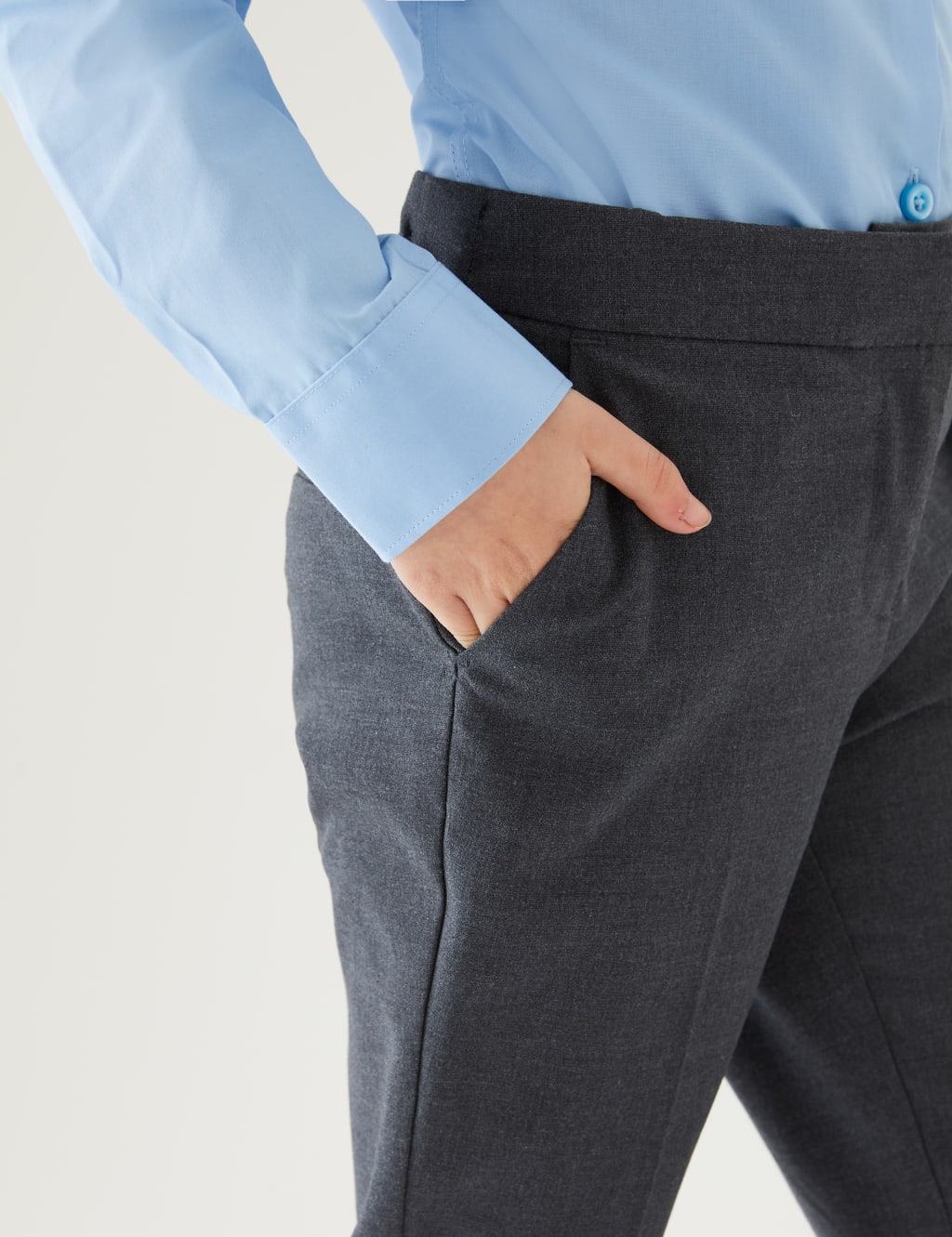 Girls' Super Skinny Leg School Trousers (2-18 Yrs) 5 of 6