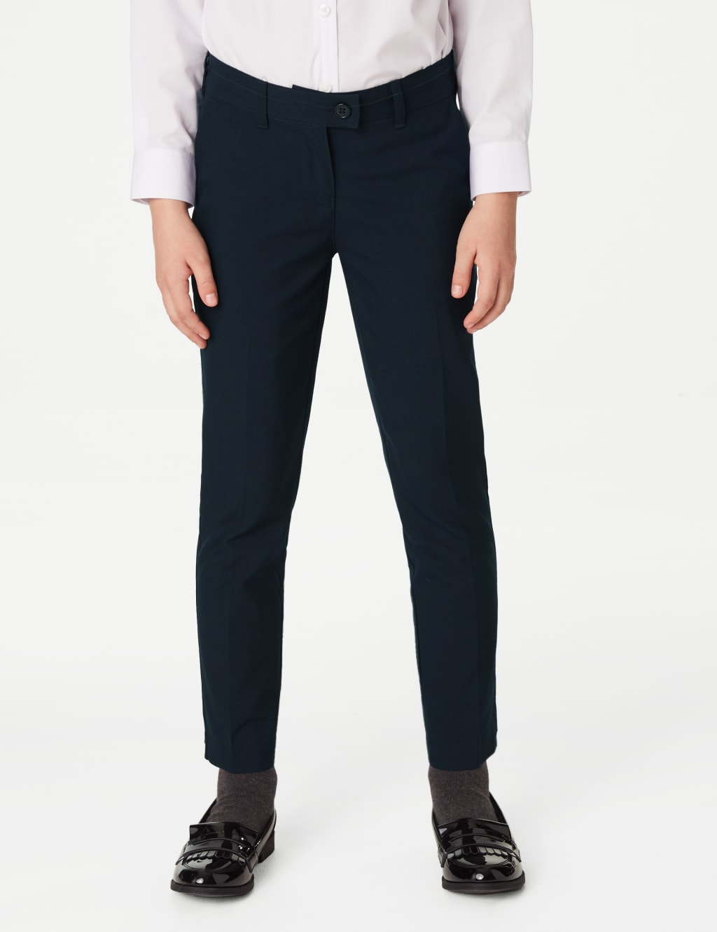 2pk Girls' Skinny Leg School Trousers (2-18 Yrs) 3 of 4
