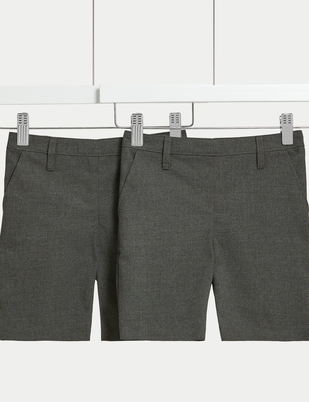 2pk Girls' Slim Leg School Shorts (2-16 Yrs) 1 of 4