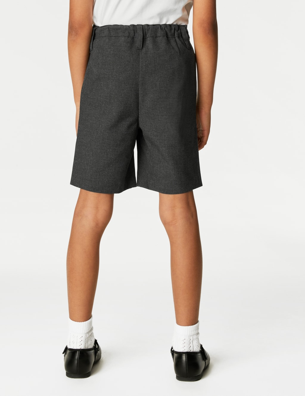 2pk Girls Slim Leg School Shorts 2 16 Yrs M S Collection M S