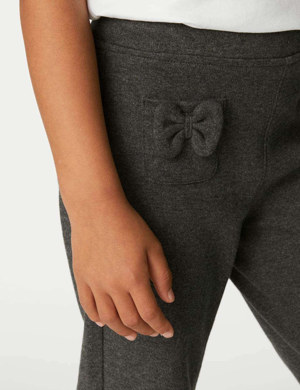 Girls' Jersey Bow School Trousers (2-14 Yrs) 4 of 5