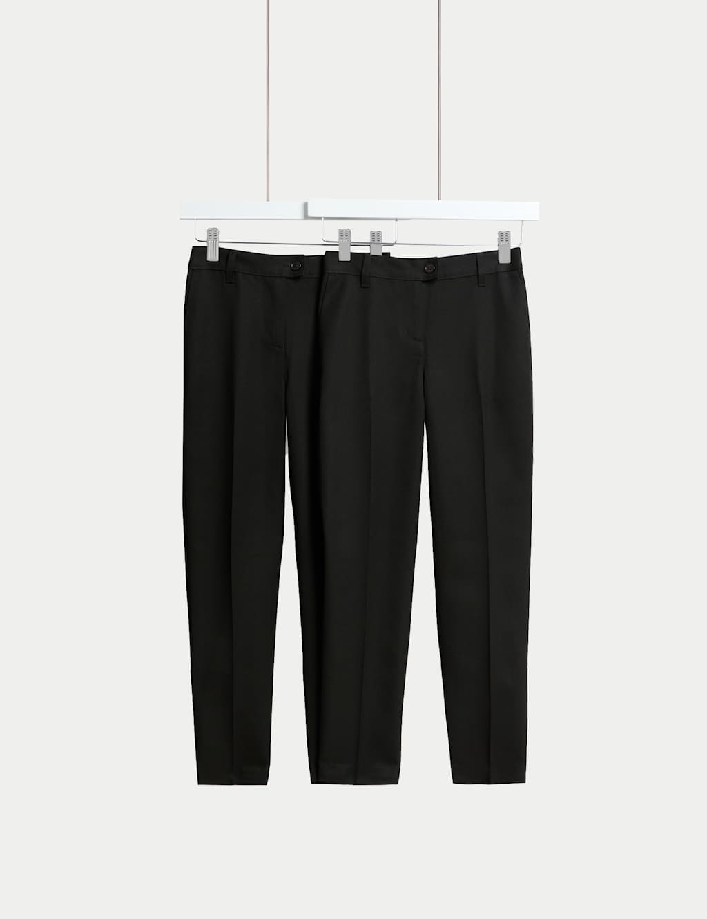 2pk Girls' Regular Leg School Trousers (2-18 Yrs) 1 of 2