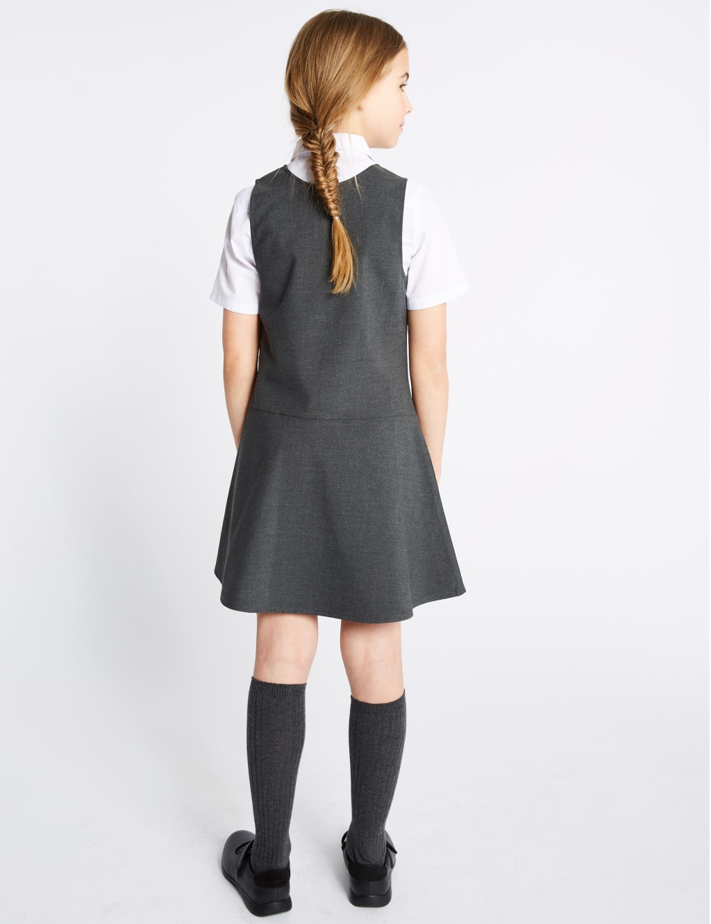 Girls’ Skater Crease Resistant School Pinafore (2-12 Yrs) 3 of 4