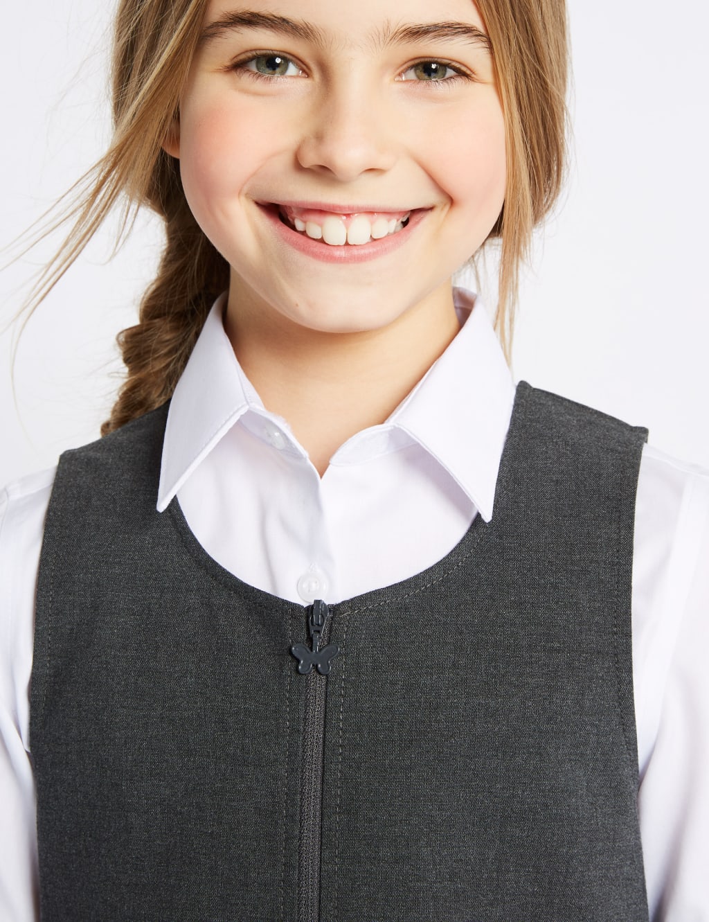Girls’ Skater Crease Resistant School Pinafore (2-12 Yrs) 4 of 4