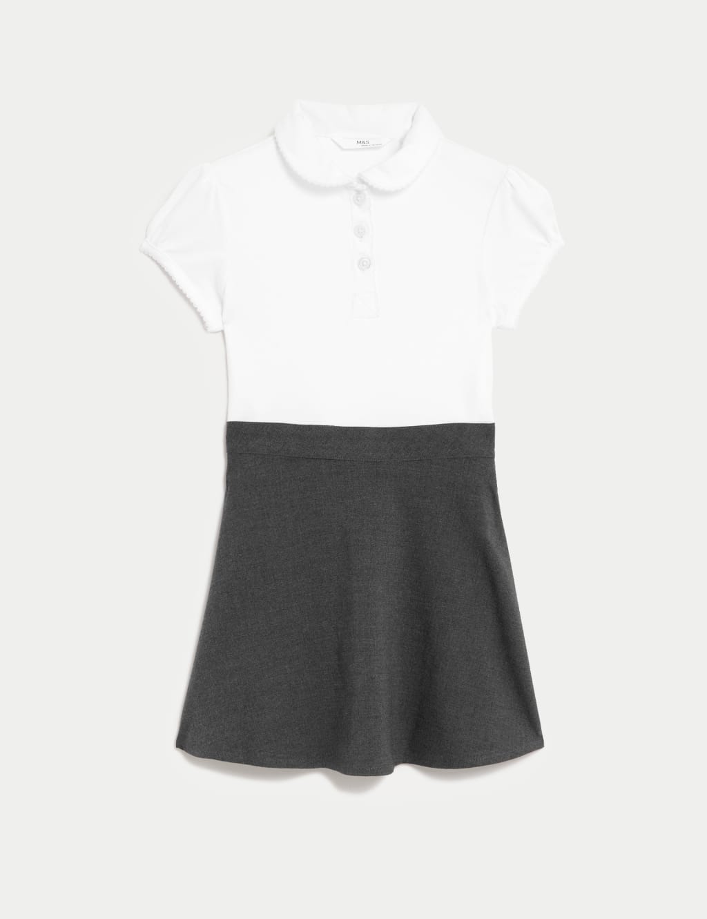 Girls' Cotton Rich School Pinafore (2-14 Yrs) 2 of 4