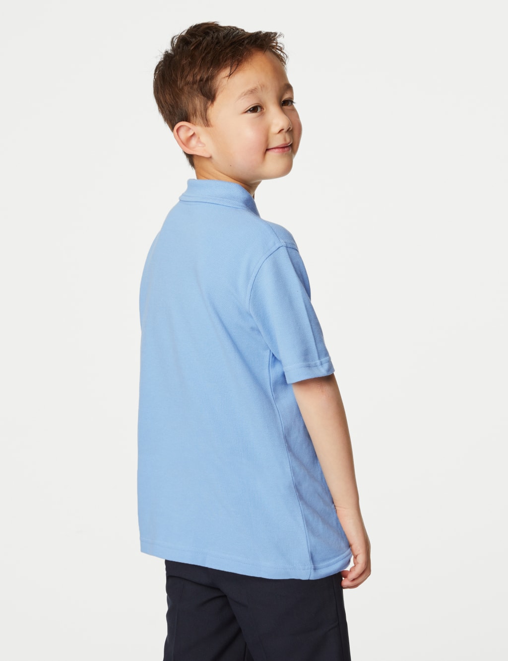 3pk Unisex Stain Resist School Polo Shirts (2-18 Yrs) 6 of 7