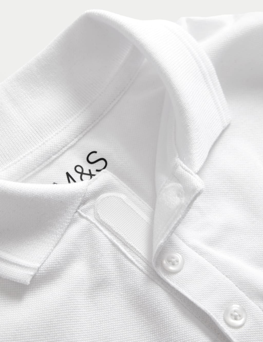 Pure Cotton Easy Dressing StayNew™ Polo Shirts (3-18 Yrs) 2 of 2