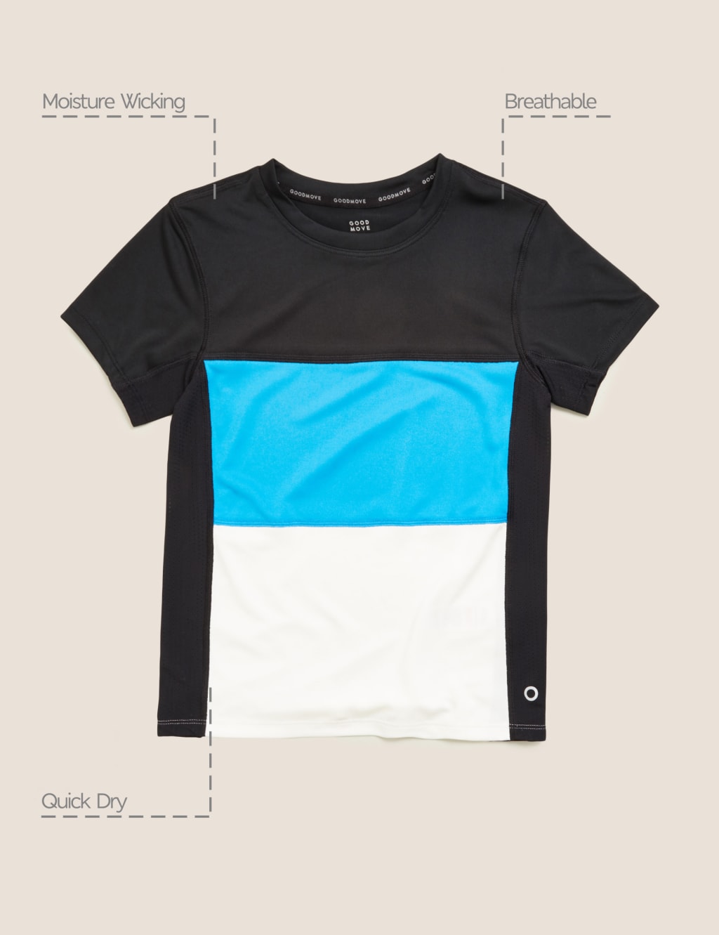Colour Block Active T-Shirt (6-14 Yrs) 7 of 7