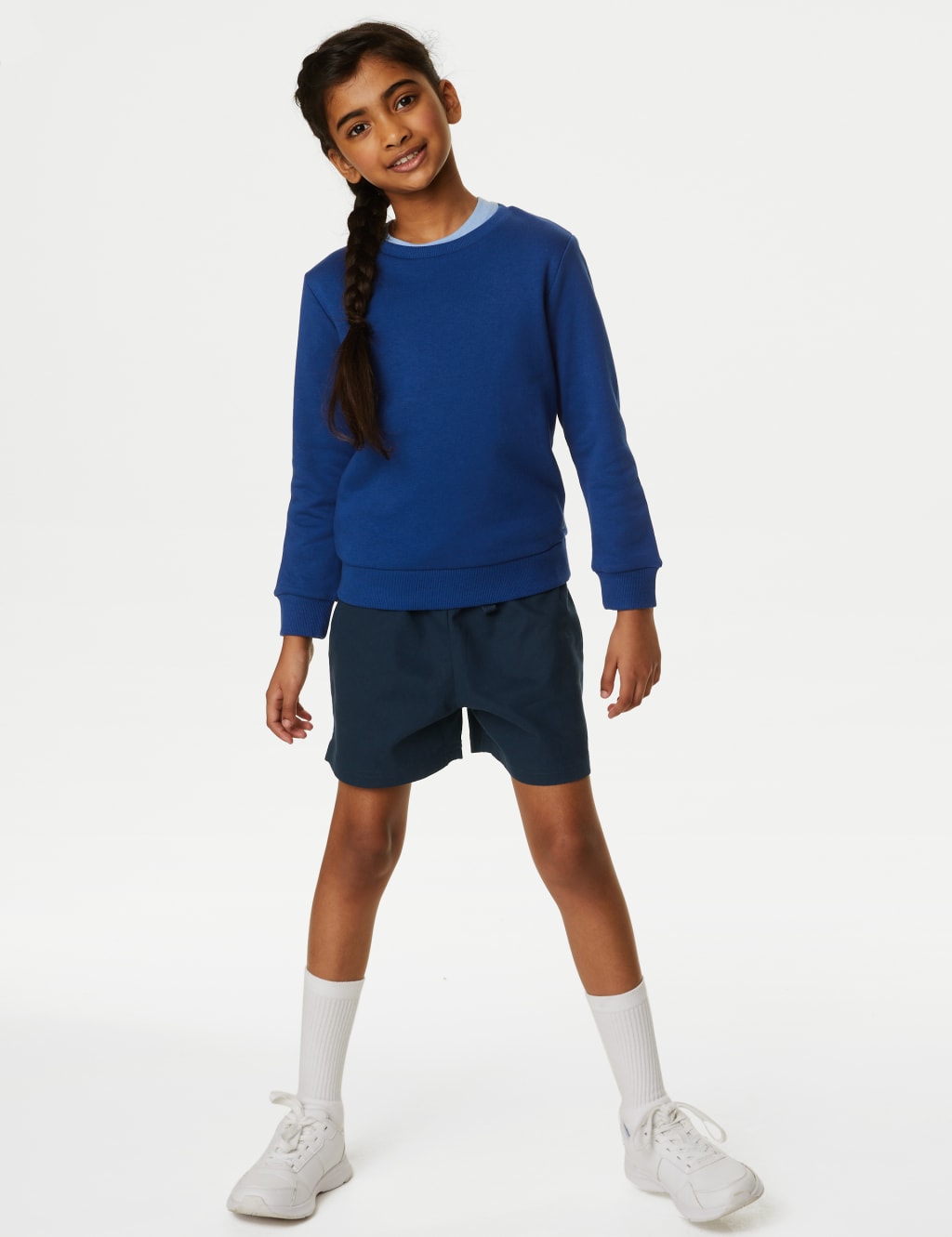 2pk Unisex Pure Cotton School Shorts (2-16 Yrs) 3 of 6