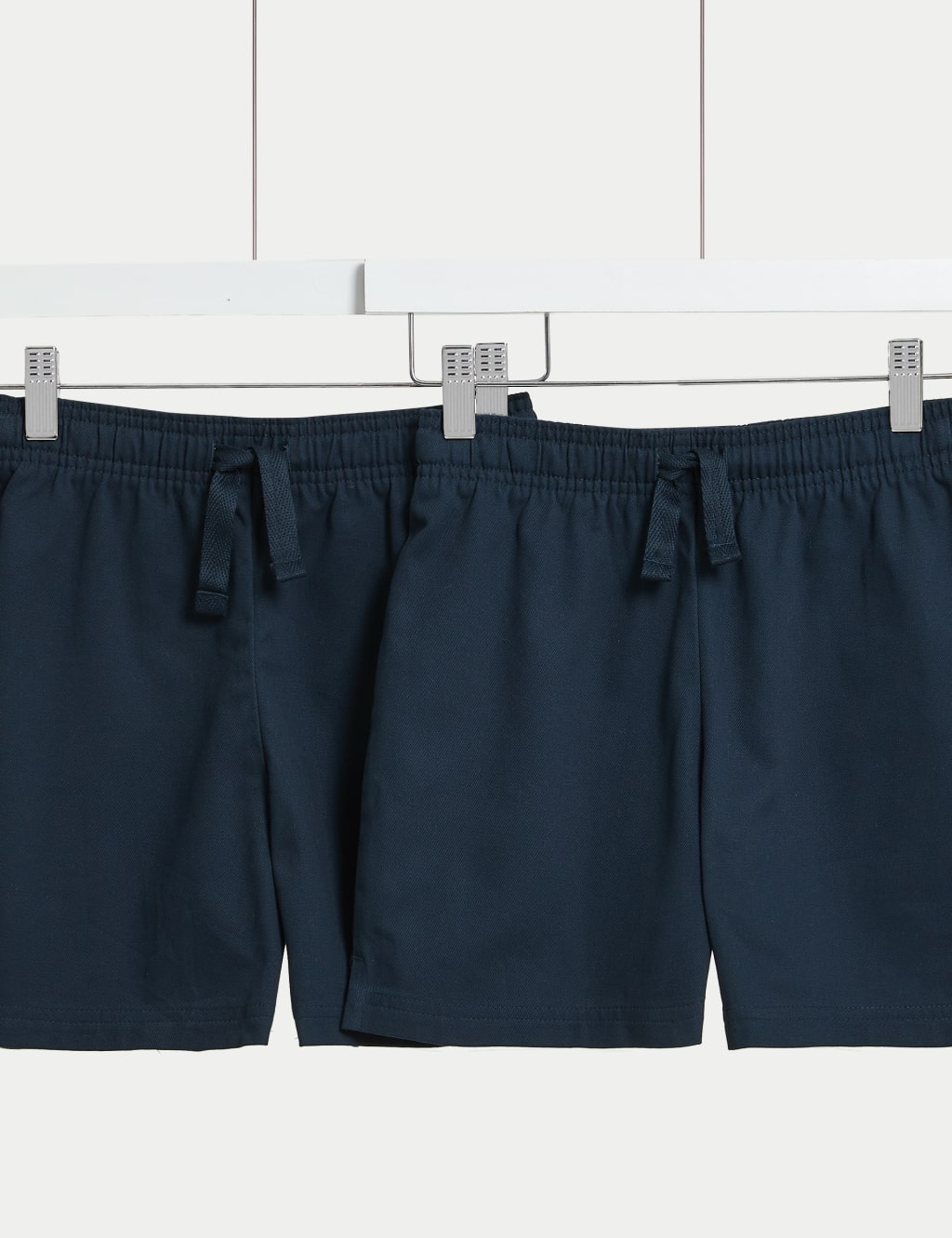 2pk Unisex Pure Cotton School Shorts (2-16 Yrs) 2 of 6