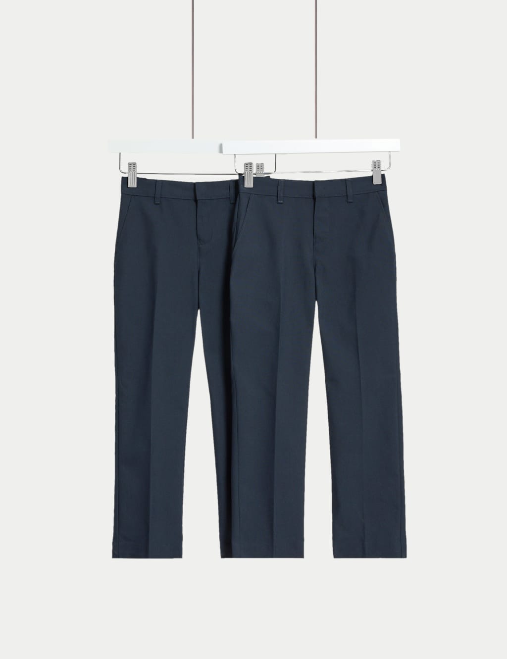 2pk Boys' Regular Leg School Trousers (2-18 Yrs) 2 of 4